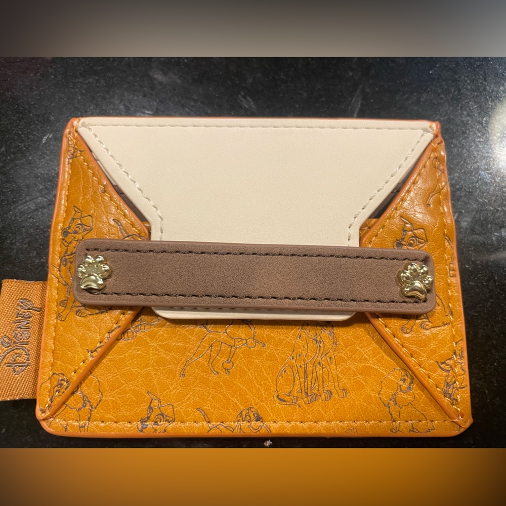 LOUNGEFLY Disney Dogs Cardholder HTF rare paw